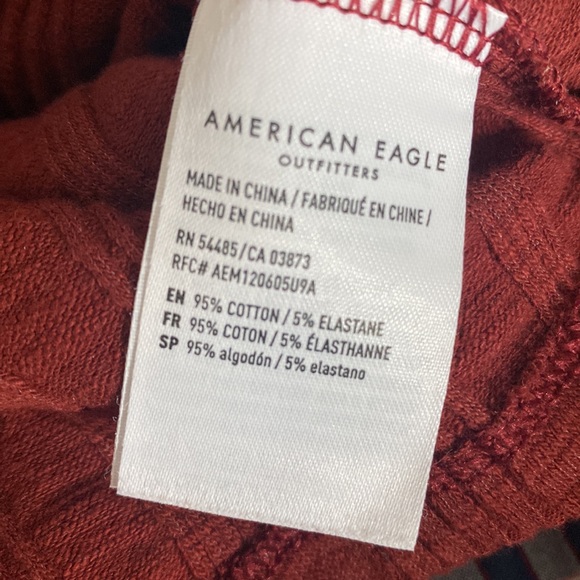 RELISTED American Eagle Crop Top Rust Orange - Picture 6 of 6